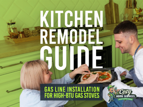 gas line size for gas stove